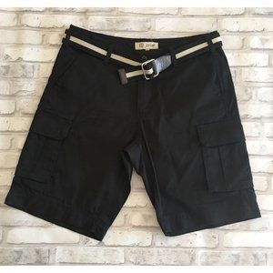 Ed Jordan Men's black cargo shorts size 32